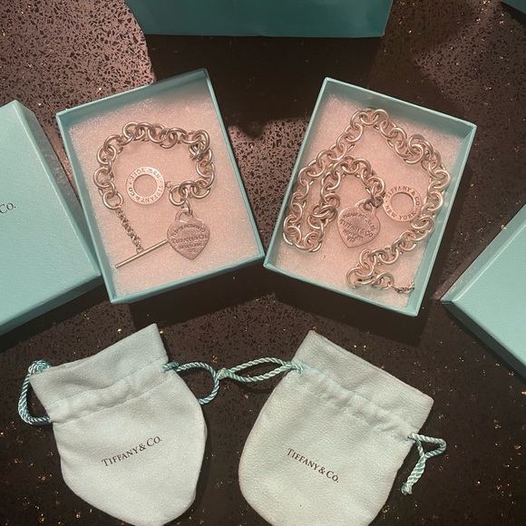 Matching Tiffany Necklace and Bracelet - Picture 2 of 2